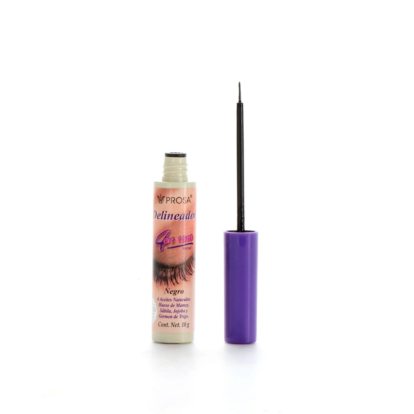 Delineador De Ojos Negro 4 En 1 Prosa