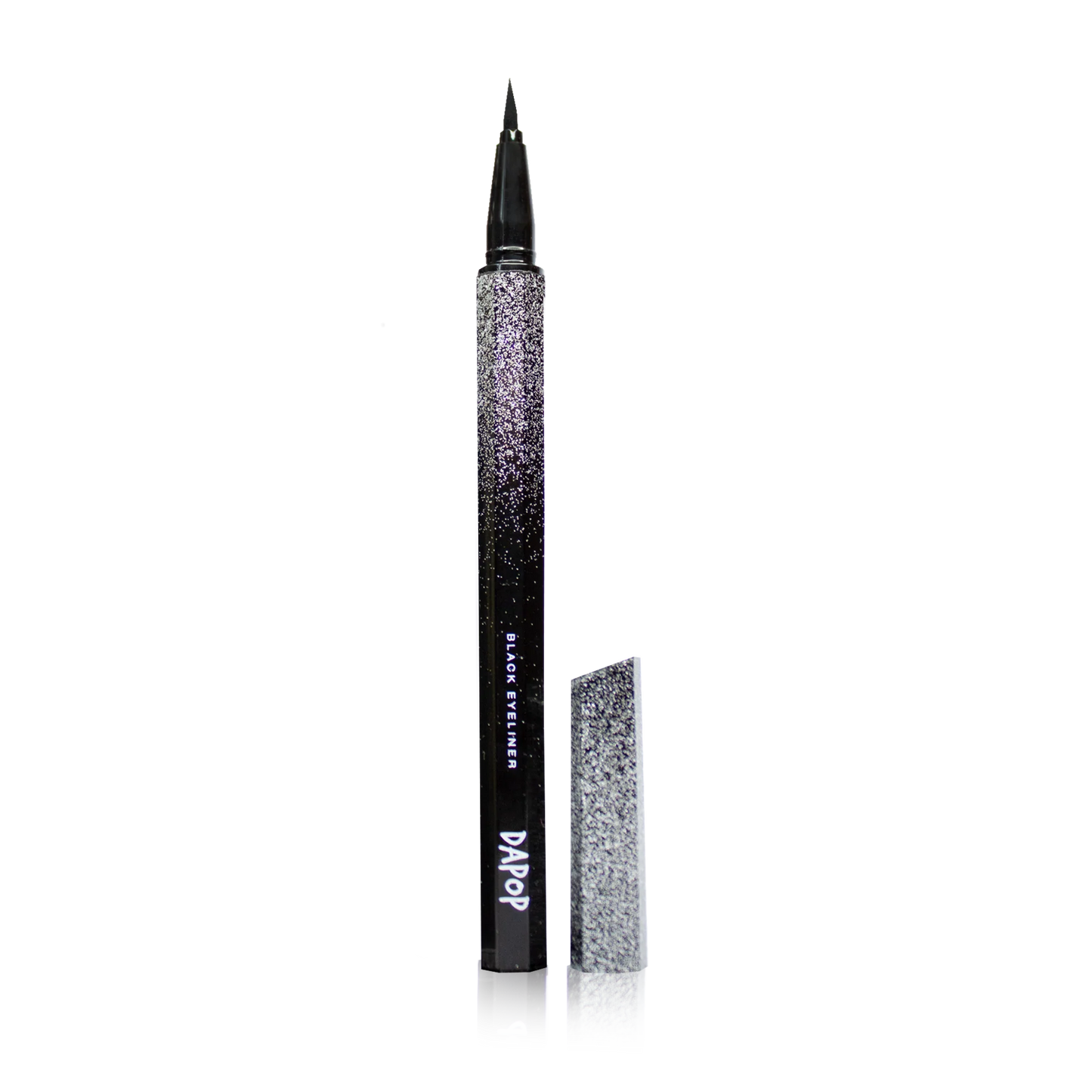 Plumín Delineador Negro Matte De Dapop