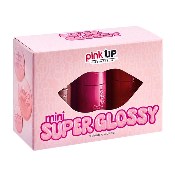 Kit Mini Super Glossy Pink Up