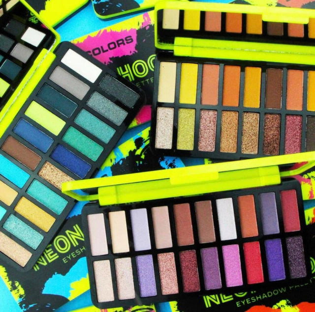 Paletas de Sombras Neon Shock de L.A. Colors