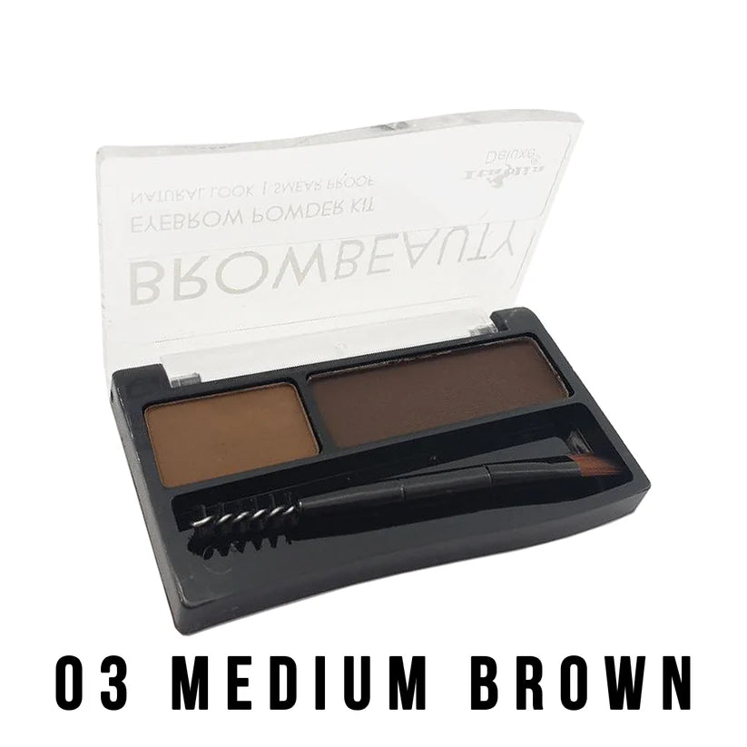 BrowBeauty Kit de polvos para cejas Italia Deluxe