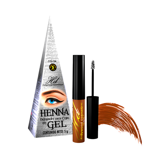 Delineador De Cejas En Gel Henna Hollywood Cosmetics
