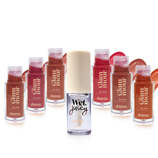 Set Glam Our Shimmer Lip Gloss Dapop