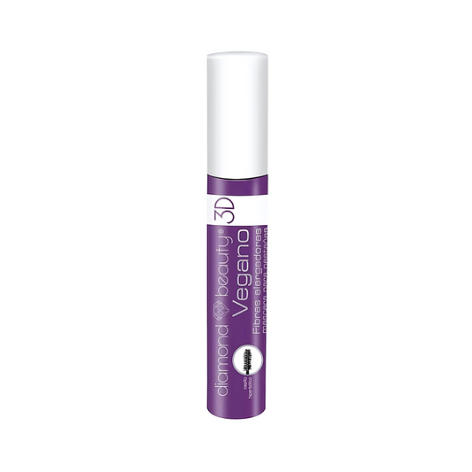 Máscara 3D Con Fibras Alargadoras Vegano Diamond Beauty