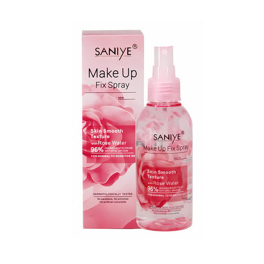 Fijador de Maquillaje Agua de Rosas Saniye