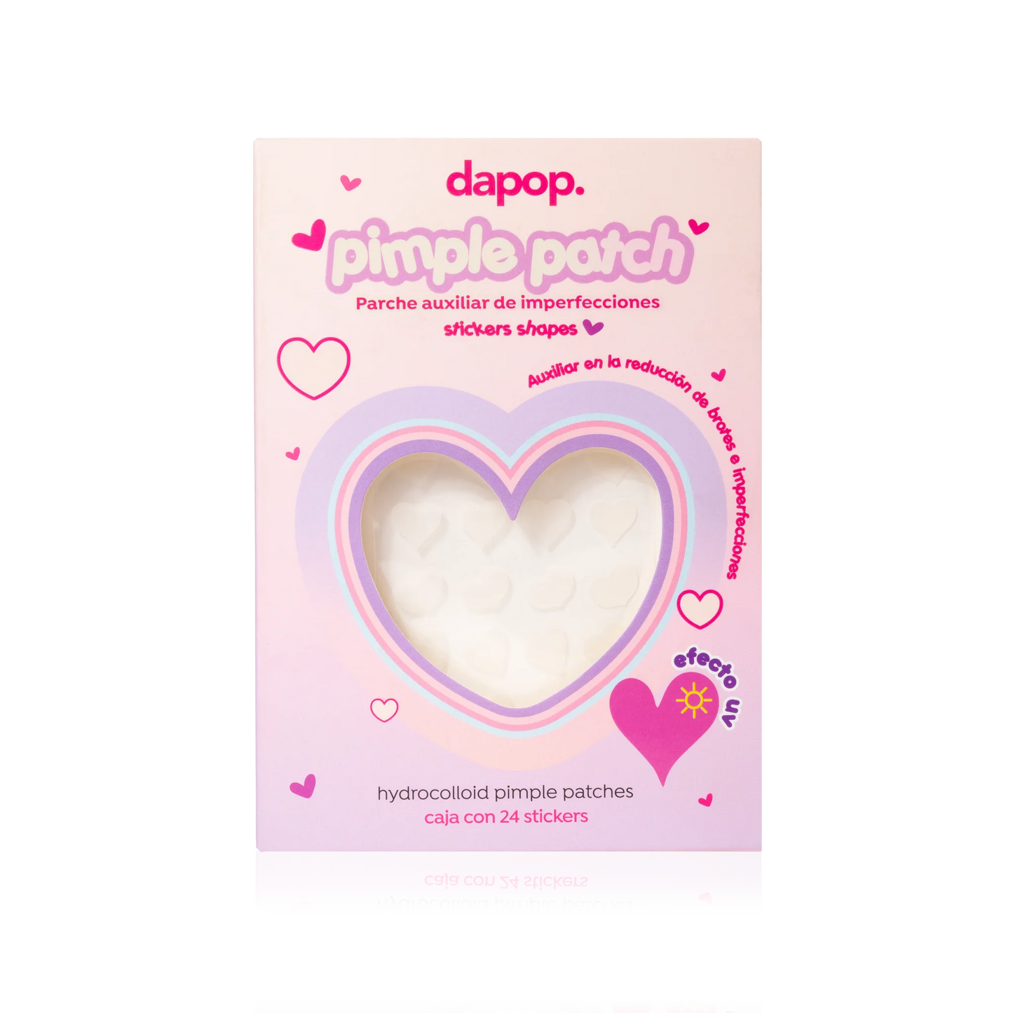 Parches Para Acné Efecto Uv Pimple Patch - Corazón Dapop