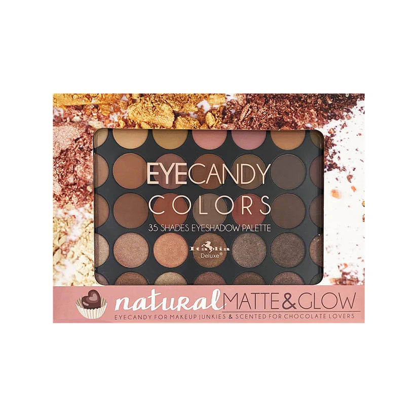 Paleta De Sombras Eye Candy: Natural Matte & Glow