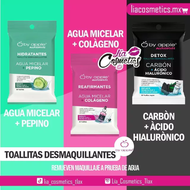 Toallitas Desmaquillantes Con Agua Micelar By Apple