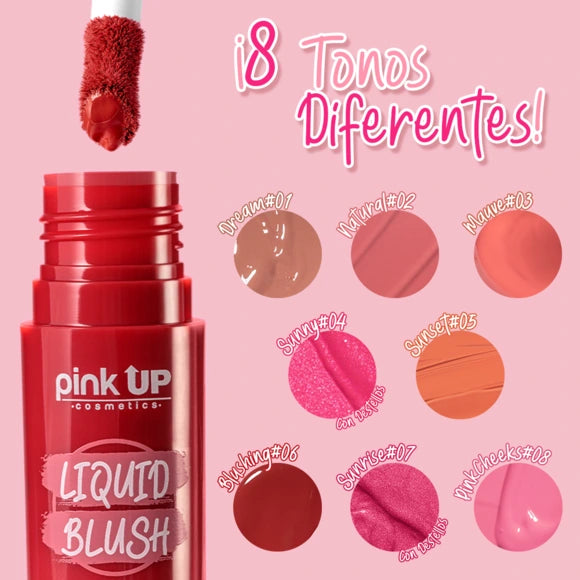 Liquid Blush Rubor Líquido Pink Up – Lia cosmetics