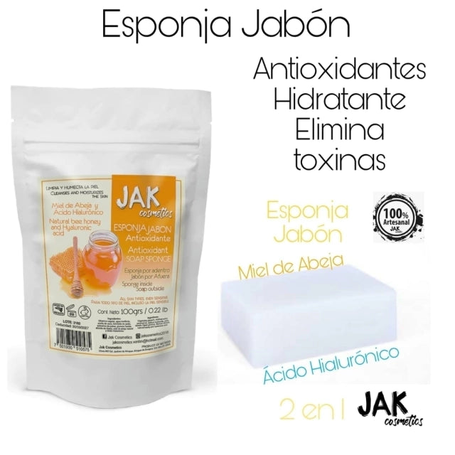 Esponja Jabón 2 En 1 JAK