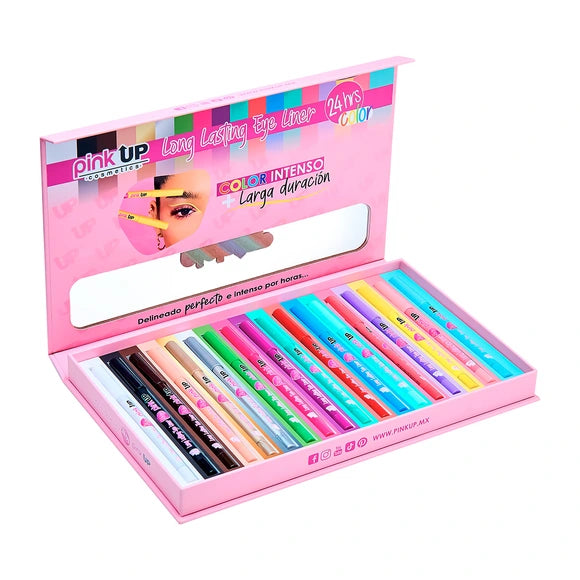Caja PR Long Lasting Eye Liner Colección Pink UP