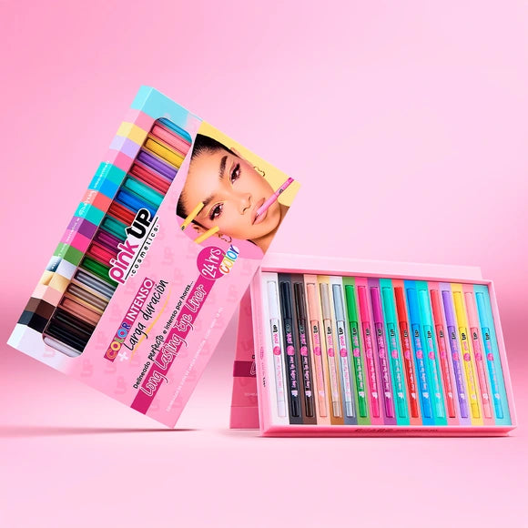 Caja PR Long Lasting Eye Liner Colección Pink UP